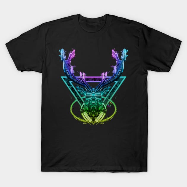 RGB Stag T-Shirt by Greydn